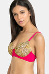Zivame Luxe Lace Padded Non Wired Full Coverage Pretty Back Bra-Love Potion — thumbnail 3